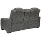 Ashley Next-Gen DuraPella Power Reclining Loveseat with Console in Slate, , large