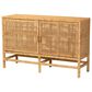 Baxton Studio Vivan 2-Door Storage Cabinet in Natural Brown, , large