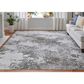 Feizy Waldor Ivory and Gray 5" x 8" Area Rug, , large