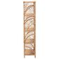 Baxton Studio Baara 4-Shelf Bookcase in Natural Brown, , large