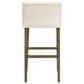Armen Living Fauna Bar Height Stool in Putty Brown, , large