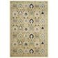 Safavieh Evoke EVK251B 4" x 6" Gold and Ivory Area Rug, , large