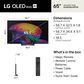 LG 65" Class C6 Series OLED evo AI 4K Ultra HD in Black - Smart TV, , large
