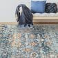 Amer Rugs Bohemian 7"9" x 9"9" Navy Blue Area Performance Rug, , large