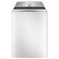 GE Profile 5 Cu. Ft. Top Load Impeller Washer and 7.4 Cu. Ft. Electric Dryer Laundry Pair in White, , large