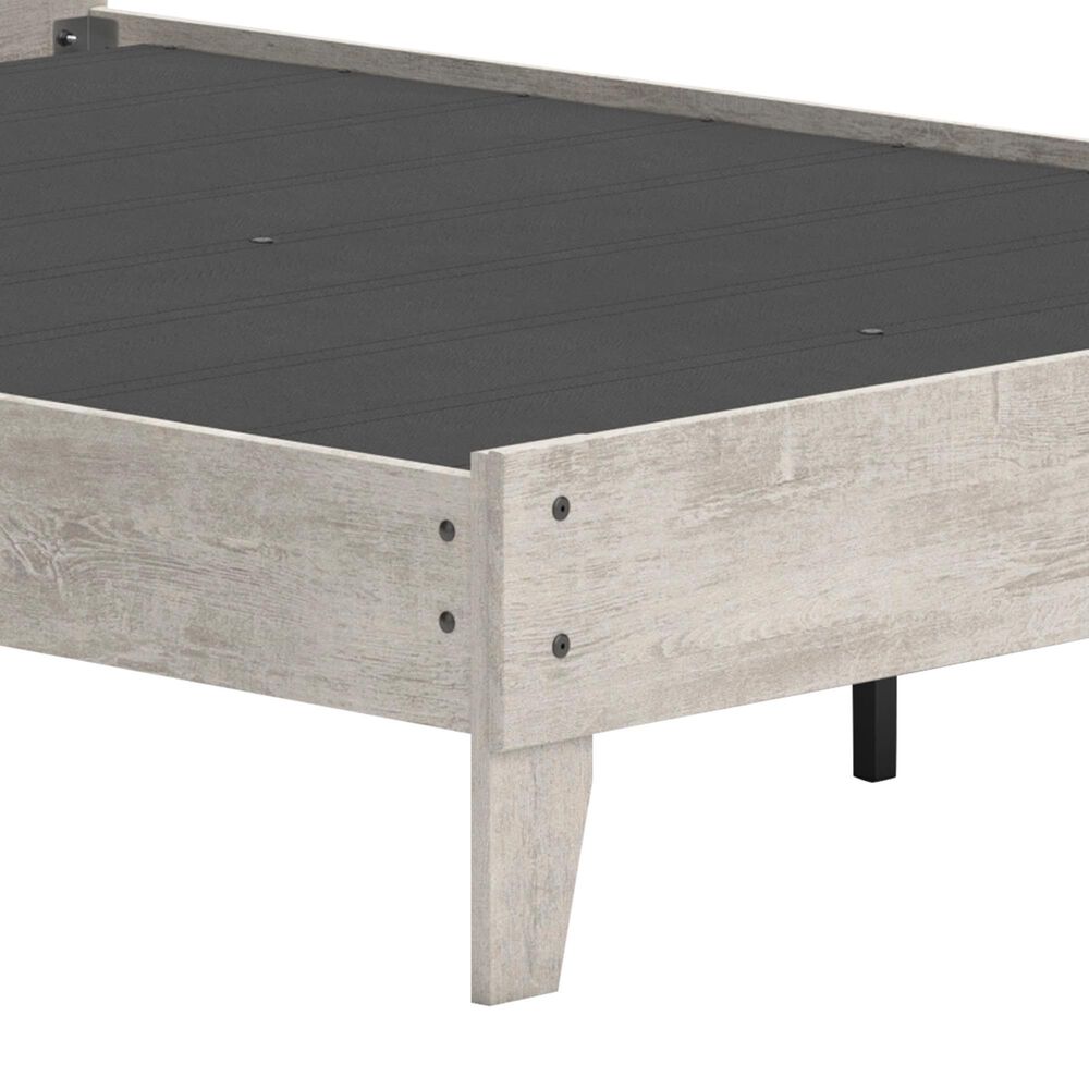 Ashley Shawburn Queen Platform Bed in Light Gray, , large