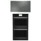 Cafe 2-Piece Kitchen Package with Matte Black 30" Smart Built-In Convection Double Wall Oven and Stainless Steel 36" Touch Control Induction Cooktop, , large