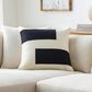 Surya Osmund 22" x 22" Throw Pillow in Black and Beige, , large