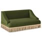 Jennifer Taylor Home Duchess 33" Medium Princess Pet Bed Sofa with Fringe Skirt in Olive Green, , large