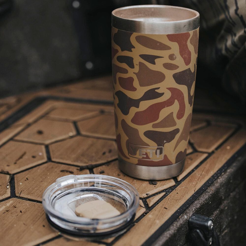 YETI Rambler 20 Oz Tumbler with MagSlider Lid in Wetlands Camo, , large