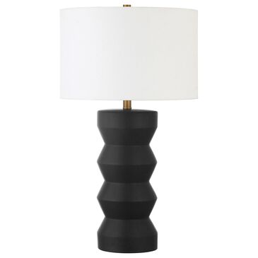 Hudson and Canal Carlin Table Lamp in Matte Black, , large