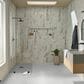 Shaw Eterna Pinwhl Mos Alps Thassos 12.5" x 12.5" Natural Stone Mosaic Sheet, , large