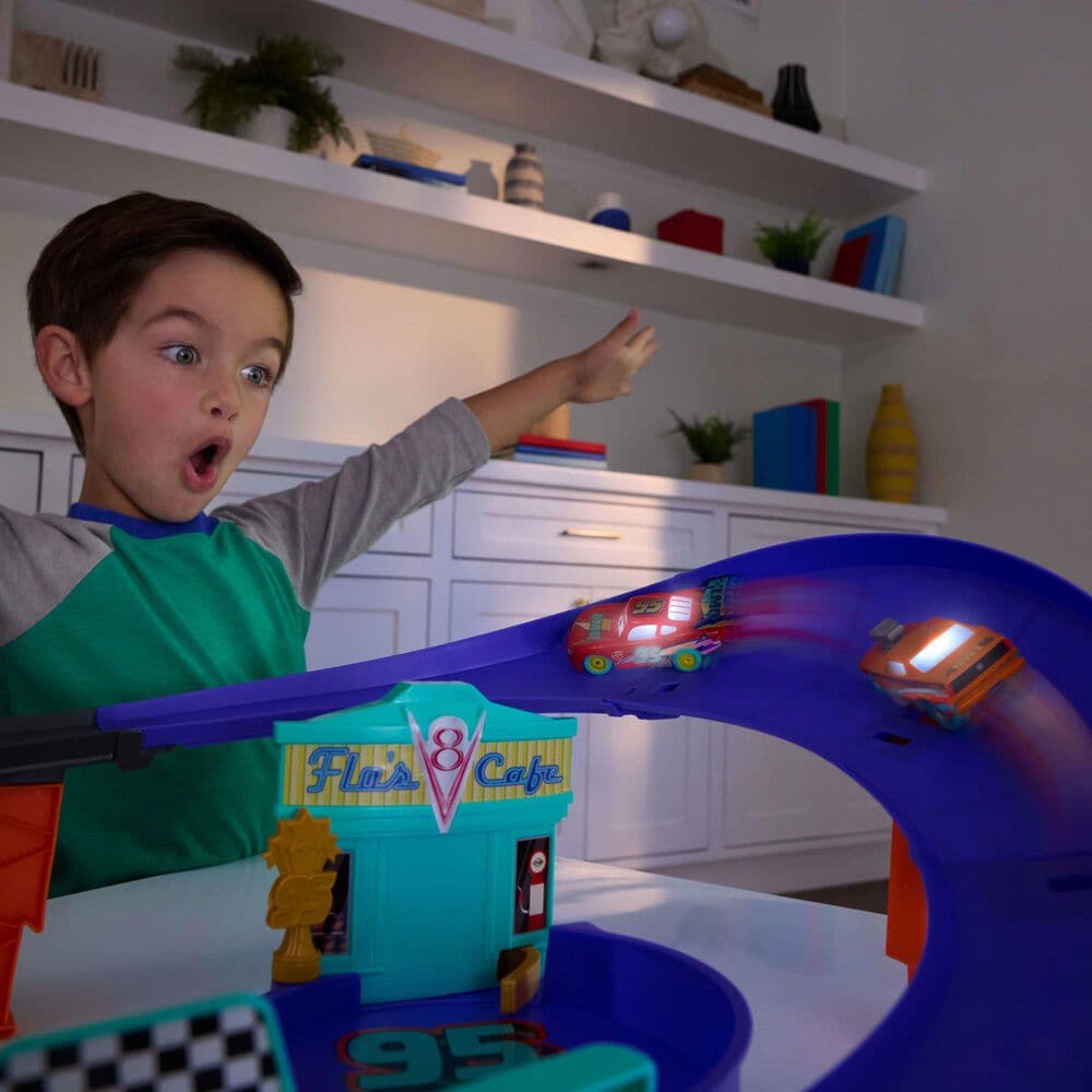 Disney Lightning McQueen Celebration Raceway Playset, , large
