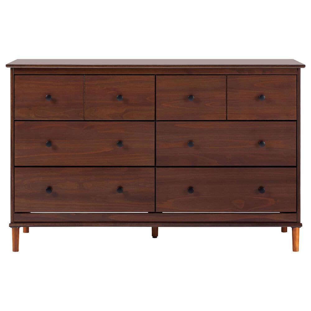 Walker Edison Spencer 6-Drawer Dresser in Walnut, , large