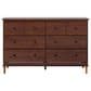 Walker Edison Spencer 6-Drawer Dresser in Walnut, , large