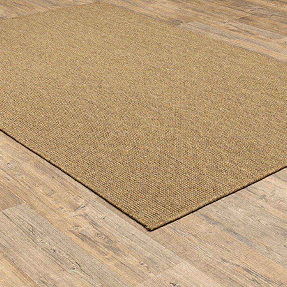 Oriental Weavers Karavia 5&#39;3&quot; x 7&#39;6&quot; Tan Outdoor Rug, , large