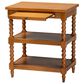 Baxton Studio Imogene Retro-Modern End Table in Walnut Brown, , large
