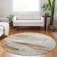 Dalyn Rug Company Ravenna RN11 8" Round Taupe Area Rug, , large