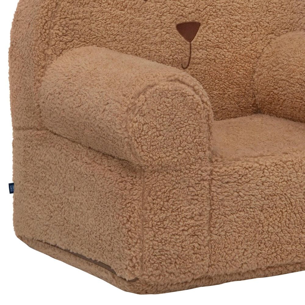 Delta Children Sherpa Bear Chair in Tan, , large