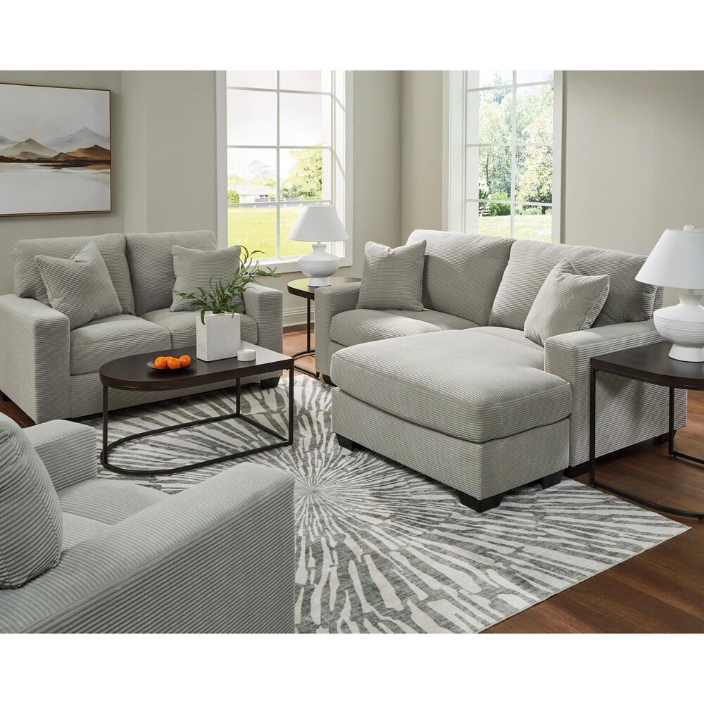Ashley Greenbriar Stationary Sofa Chaise in Smoke, , large