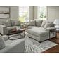 Ashley Greenbriar Stationary Sofa Chaise in Smoke, , large