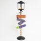 The Gerson Company 47.95"H Lighted Metal Halloween Street Lamp with LED Candle in Assort, , large
