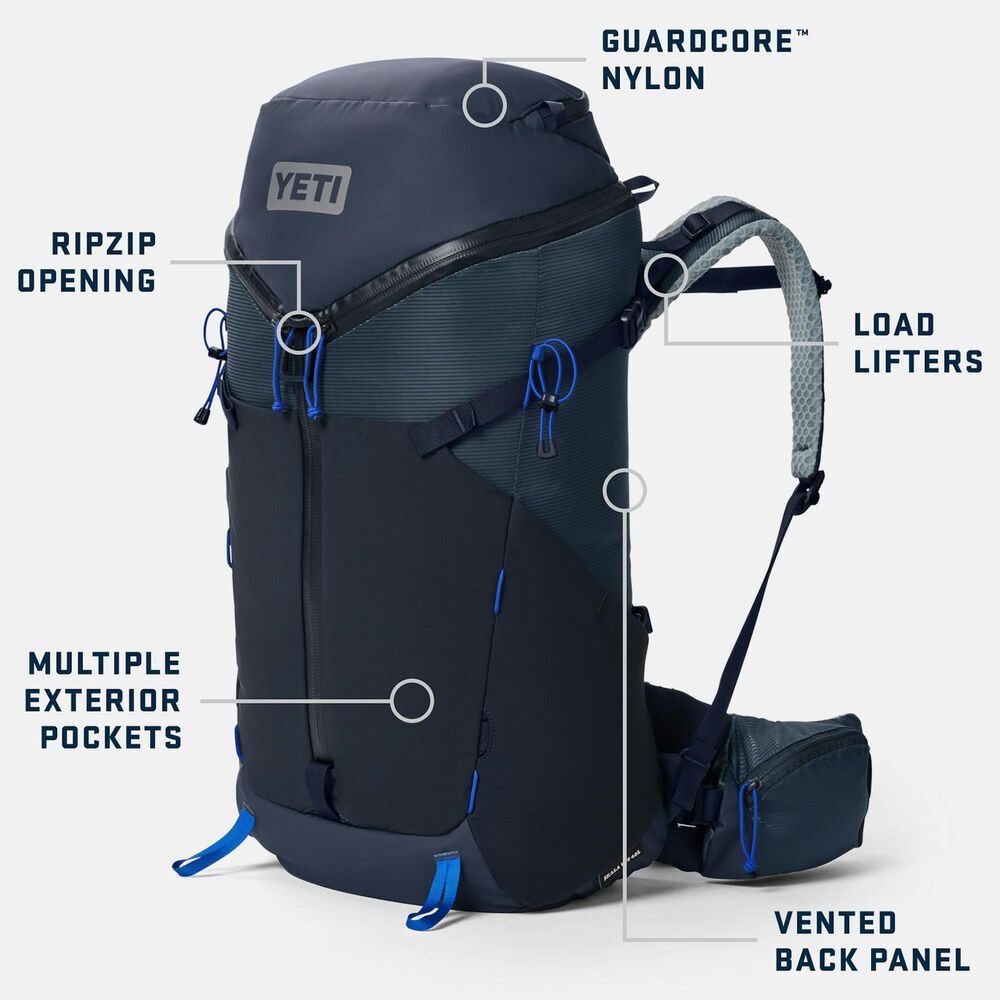 YETI Skala 40L Women's Hiking Backpack in Classic Navy - M/L, , large