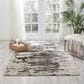 Nourison Maxell 9"3" x 12"9" Ivory and Grey Area Rug, , large