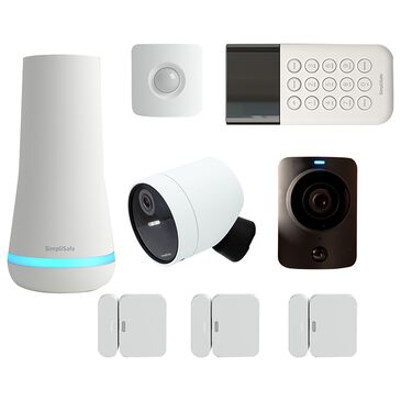 SimpliSafe 8-Piece Whole Home Security System in White, , large