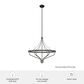 Hunter Merlin 6-Light Chandelier in Rustic Iron and Alturas Gold, , large