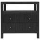 Butler Specialty Company Nora 2-Drawer Nightstand in Charcoal Gray, , large