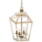 Golden Lighting Haiden 4-Light Pendant in Burnished Chestnut and Distressed Light Gray, , large