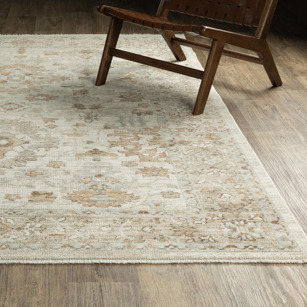 Oriental Weavers Lola LLA05 Blue and Beige 7'10" x 10' Area Rug, , large