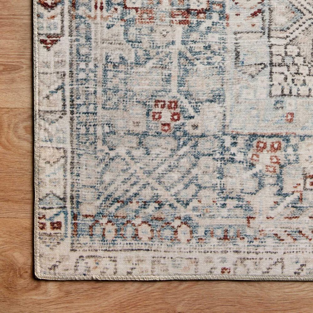 Chris Loves Julia x Loloi Jules 9&#39;6&quot; x 14&#39; Natural and Ocean Area Rug, , large