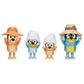 Bluey Bluey 4-Pack Family Trip Action Figure, , large