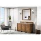 James Martin Vanities Bristol 30" Single Bathroom Vanity in Saddle Brown with 3 cm Arctic Fall Solid Surface Top and Rectangular Sink, , large