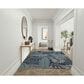 Nourison Garden Oasis GOA02 Navy 8" x 10" Indoor/Outdoor Area Rug, , large