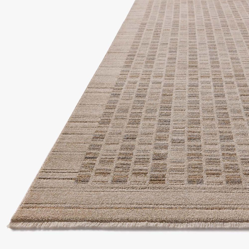 Amber Lewis x Loloi Cali 2&#39;7&quot; x 10&#39; Natural and Slate Runner, , large