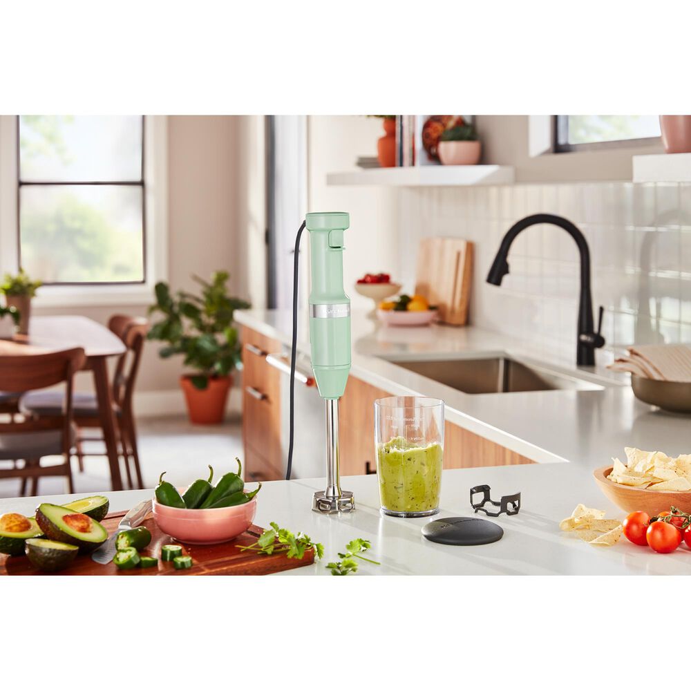 KitchenAid Corded Variable Speed Hand Blender in Pistachio, , large