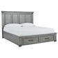 Ashley Russelyn 4-Piece Cal King Storage Bed Set in Gray, , large