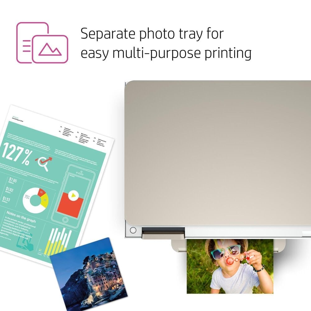 HP ENVY Inspire 7255e Wireless Color All-in-One Printer with 3 months of Instant Ink included with HP+, , large