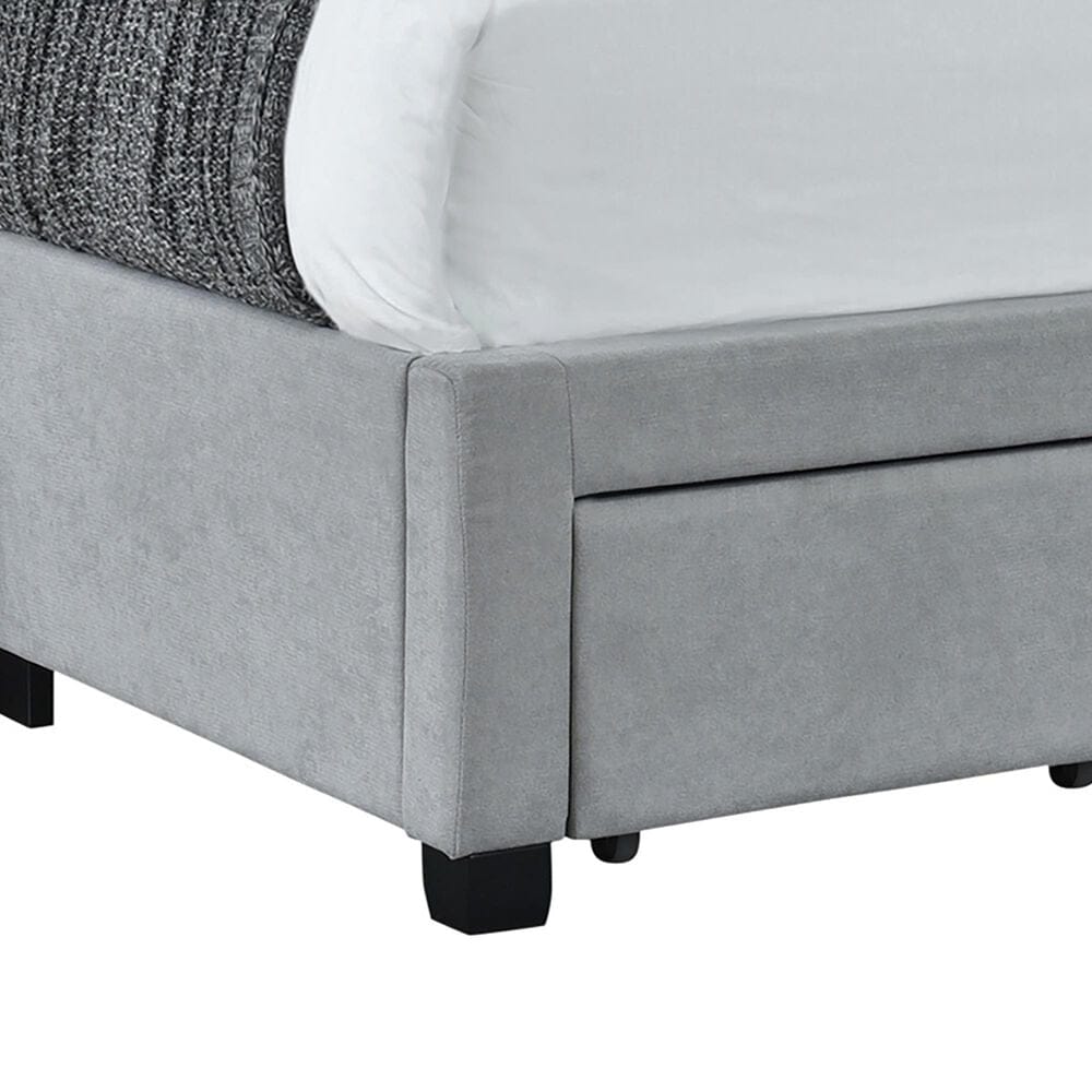 Pacific Landing Soledad Full Upholstered Storage Bed in Grey, , large