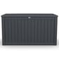 HOMLUX 180 Gal. Outdoor Storage Deck Box with Lockable Lid in Black, , large