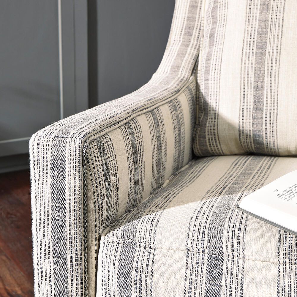 Ashley Kambria Swivel Glider Accent Chair in Canyon Ranch Ivory/Black, , large