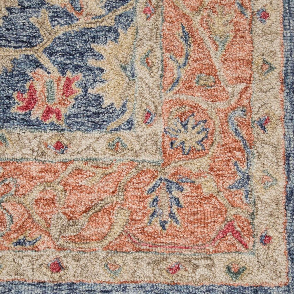 Jaipur Province Presley 8&#39; x 10&#39; Birch, Moonlight Blue, Silver Blue, Apricot Orange and Scarlet Sage Area Rug, , large