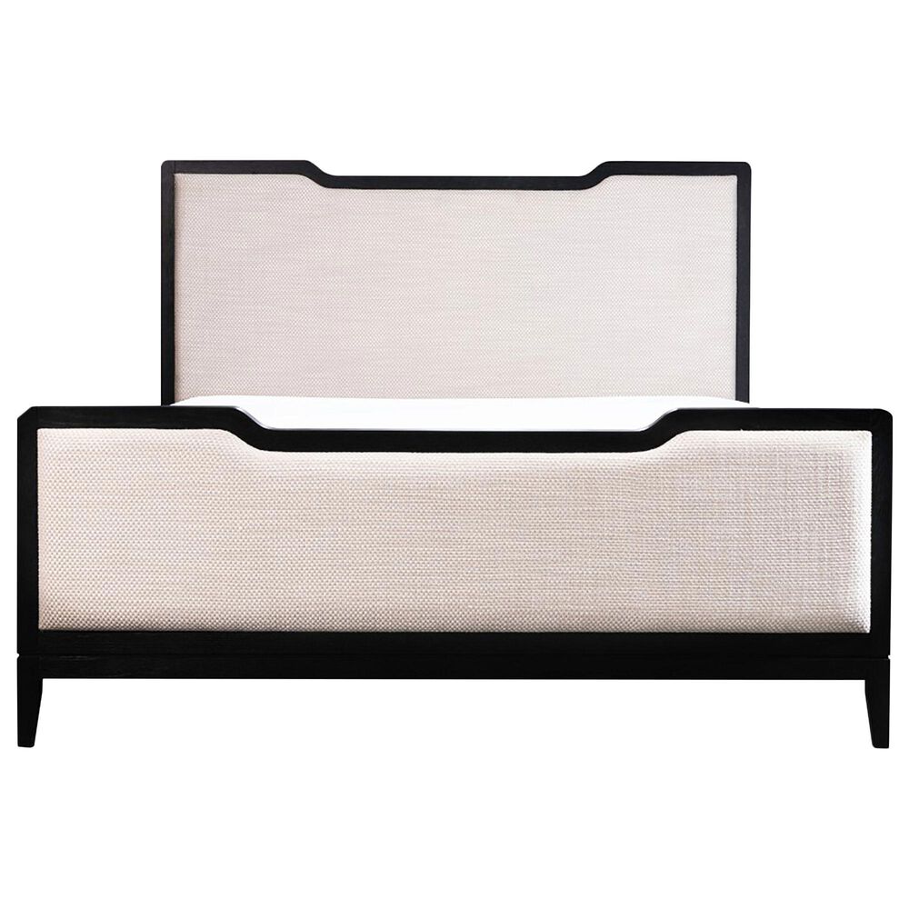 Alder and Tweed Graham King Upholstered Bed in Onyx Oak, , large