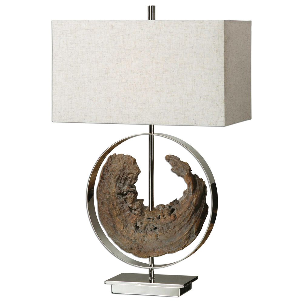 Uttermost Ambler Table Lamp in Polished Nickel, , large
