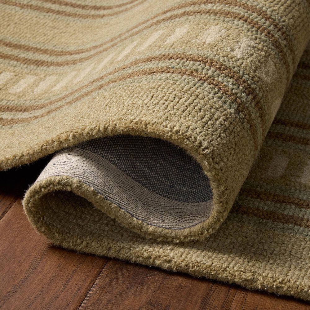 Chris Loves Julia x Loloi Alfie Green and Natural 2'6" x 9'9" Runner, , large