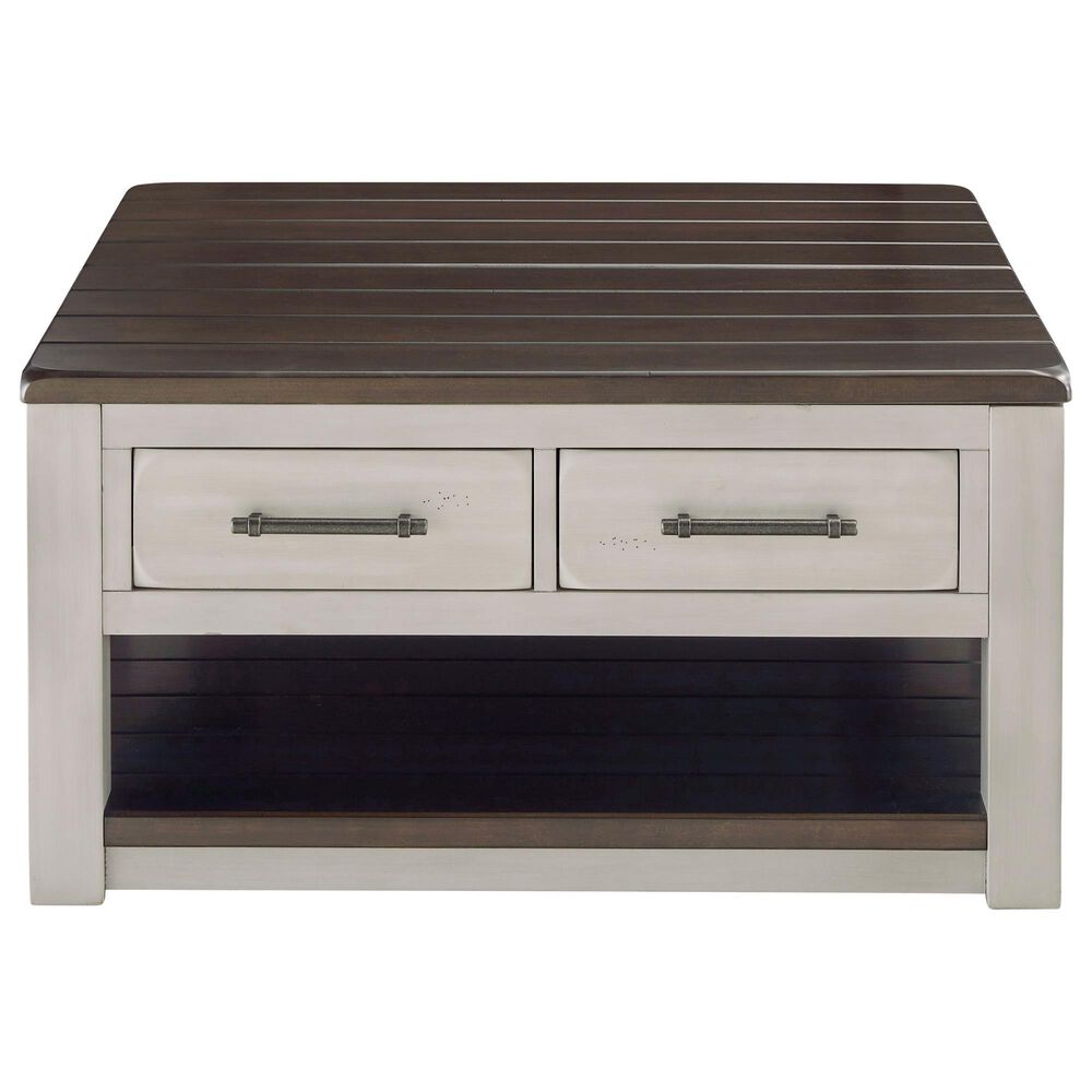 Ashley Darborn 3-Piece Occasional Table Set in Light Gray and Brown Cherry, , large