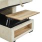 Modern Market Stationary Right Facing Sofa Bed with Bluetooth Speaker in Ivory, , large